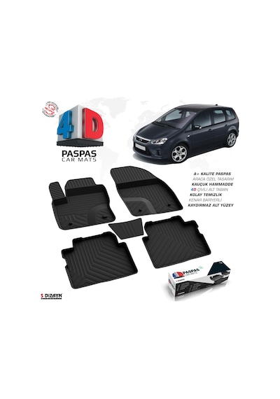 Ford C-Max 4D Havuzlu Paspas 2003-2010