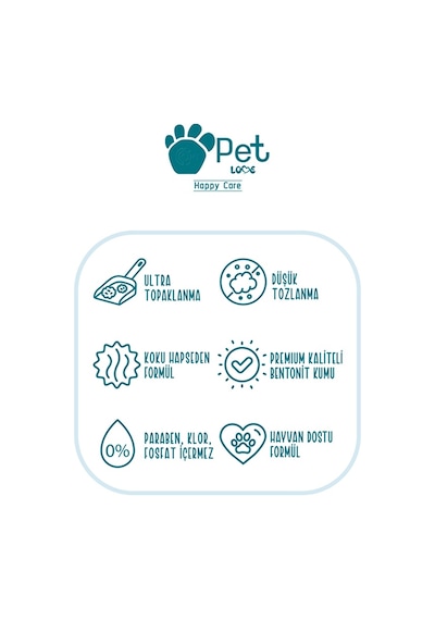 Petlove Kedi Kumu Bebek Pudra Kokulu 10 Lt