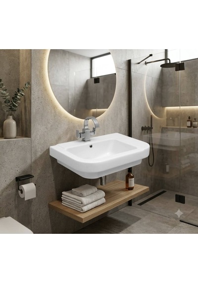 Serel - Verda 95 Cm Lavabo Beyaz - 8934tds110h Diğer
