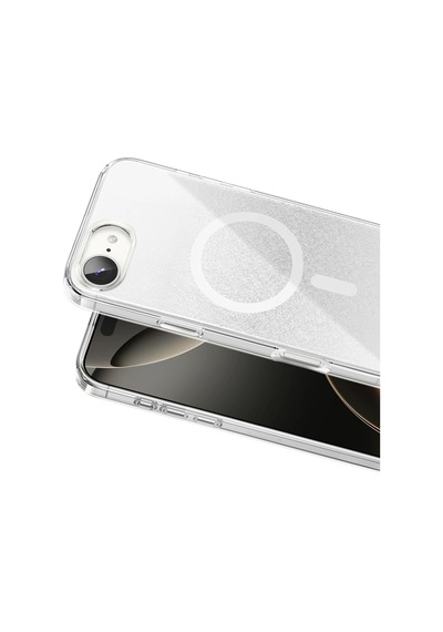Onegif Apple İphone 17e Sora Simli Magsafe Kapak - Beyaz - Beyaz