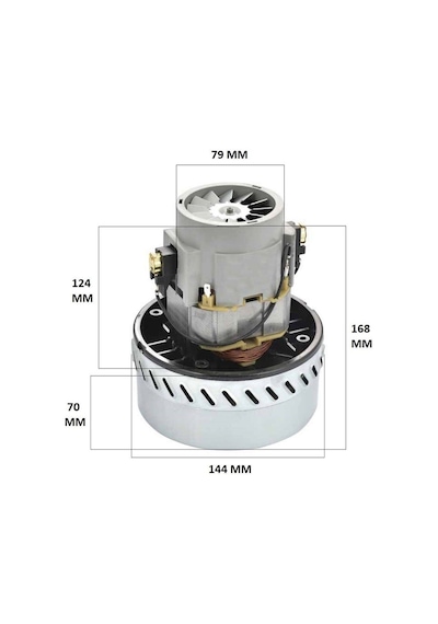 Bosch İle Uyumlu Bms 1200 1300 Elektrikli Süpürge Motoru Bakır Sargılı 1200 W