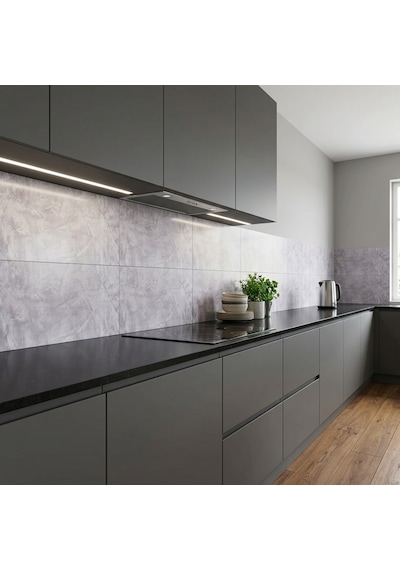 30x60 Cm Kendinden Yapışkanlı Duvar,banyo,tezgah Arası Kaplama Açık Gri 902-30-6
