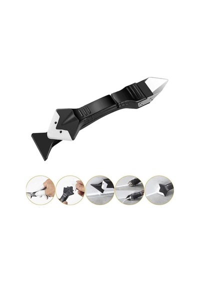 Çok Özellikli Silikon Spatula,derz Kazıyıcı Boya Temizleme Bıçağı - Drz-189 Beyaz