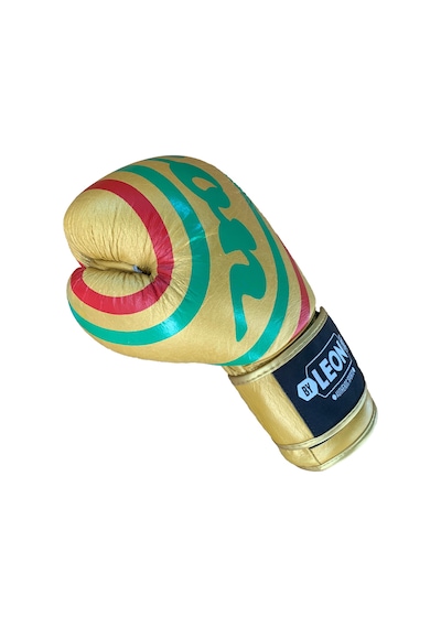 Leon Curved Deri Kick Boks Ve Muay Thai Eldiveni Altın