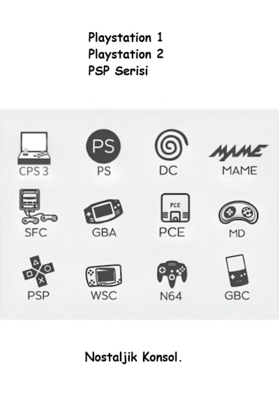 Retro Q10 Game Konsol Retro V4 Pes22,fifa22,gta,nba,tekken 30 Bin Oyun İkinci Kol