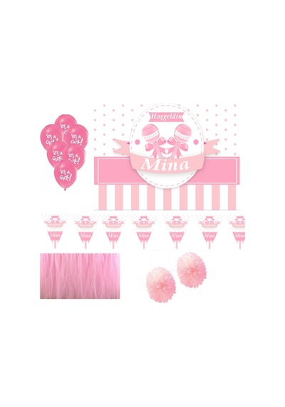 Hoşgeldin Bebeğim Kız Bebek Çıngıraklı Set Hdts110