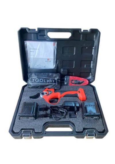 İtal Pmx40 Akülü Budama Makası 40 Mm 2x4.0ah Lithium Pil Uzatma Aparatlı