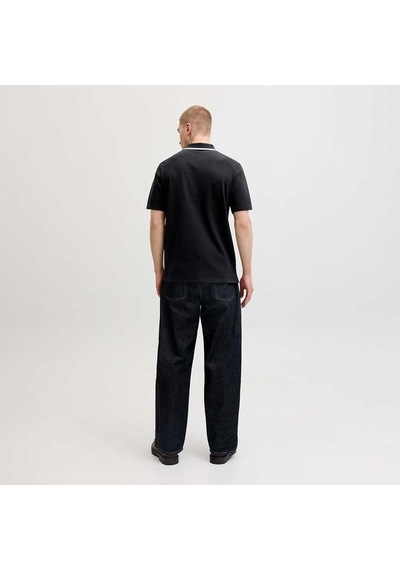 Jack & Jones Jack&jones Blaze Erkek Siyah Polo Yaka Tişört