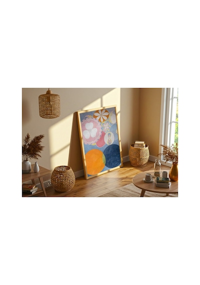 Hilma Af Klint On Büyük No.2 Çocukluk Çerçevesiz Poster 30x42 Cm A3 Tablo Soyut Sanat Duvar Dekoru