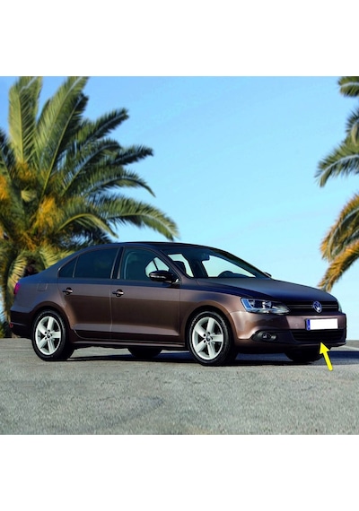 Vw Jetta 2011-2014 Ön Tampon Orta Izgarası Siyah Tip 5c6853677