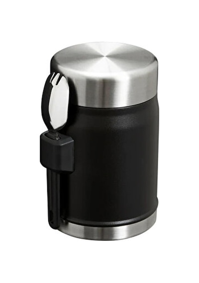 Stanley The Legendary Food Jar + Spork 0.4l Yemek Termosu 10-11353-0105 Siyah