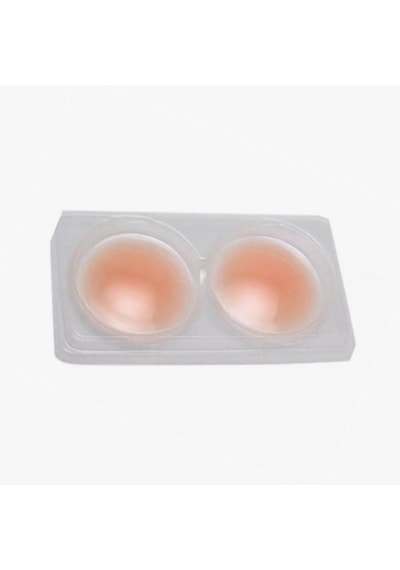 Petinka Nipple Pad Silikon Göğüs Ucu Kapatıcı Gizleyici Bant Aparat Krem