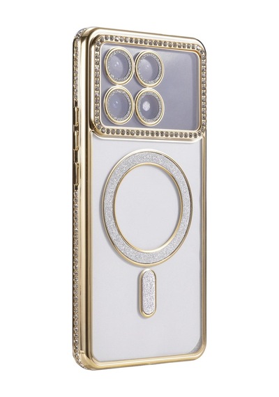 Poco X6 Pro Joke Simli Magneticsafe Kılıf - Gold