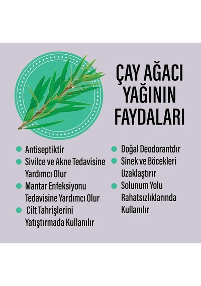 Be Unique Roll-on Deodorant, Alüminyumsuz, Çay Ağacı Yağlı, Dermatolojik Testli, Unisex, 50 Ml
