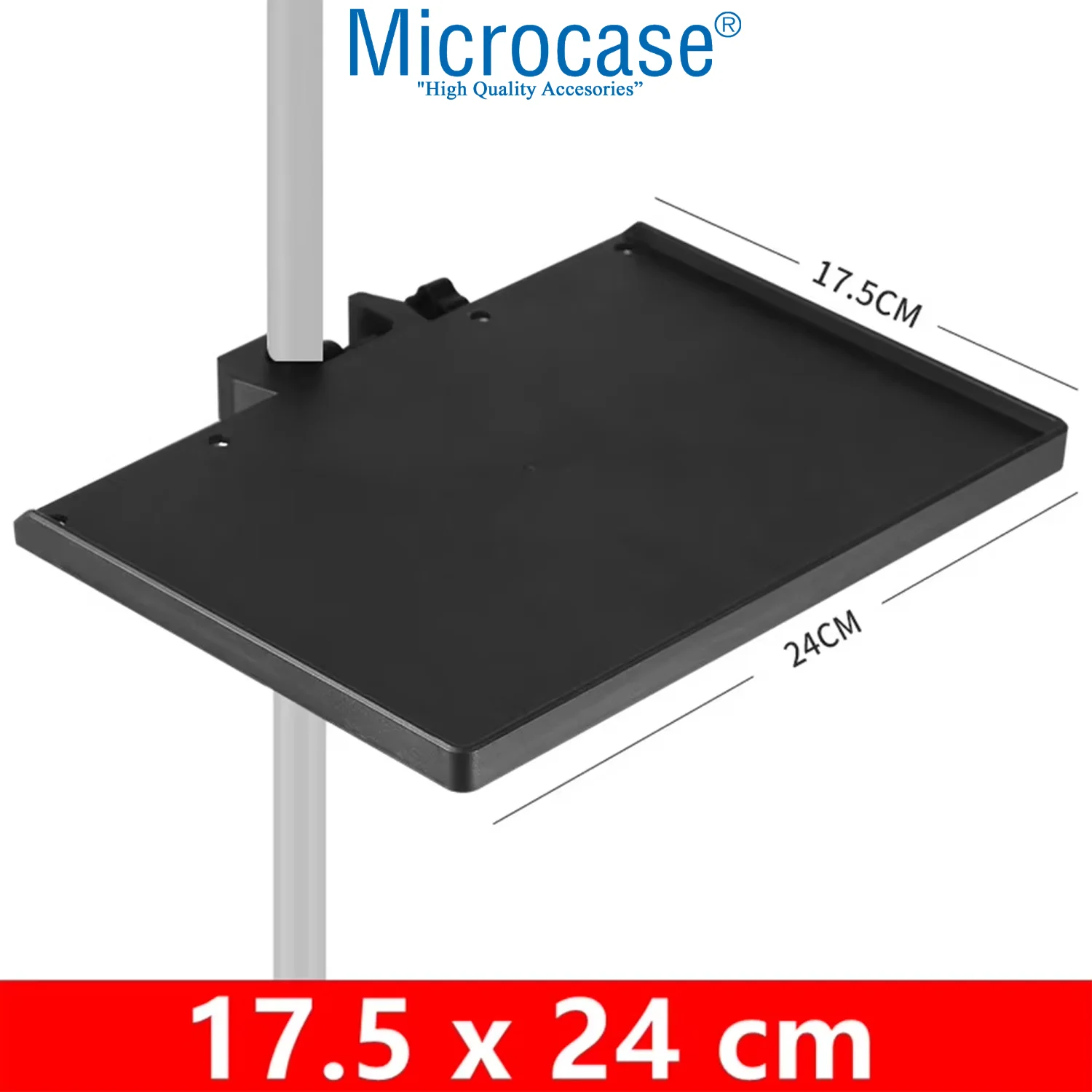 Microcase Tripodlara Monte Universal Sehpa Notebook Mikrofon Kitap Vb Malzeme Rafı 240x175mm - Al5292