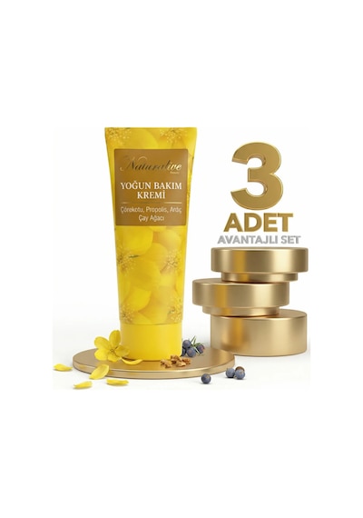 Naturalive Yoğun Bakım Kremi 3x50 Ml