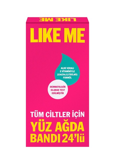 Like Me Tüm Ciltler İçin 24'lü Yüz Ağda Bandı - 8 Adet Tarı