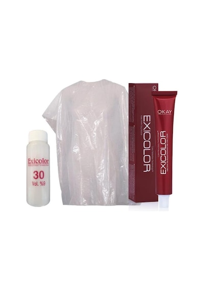 Saç Boyası Tüp 60 Ml - 8.7 Karamel + 30 Volüm Peroksit + Boya Naylonu