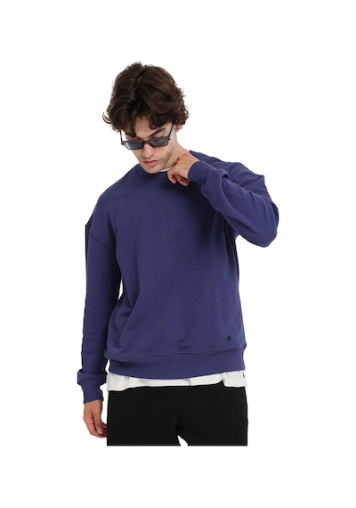 Sportive Ault Oversize Erkek Mavi Günlük Stil Sweatshirt 25ke1009-mvı 1776157 Mavi
