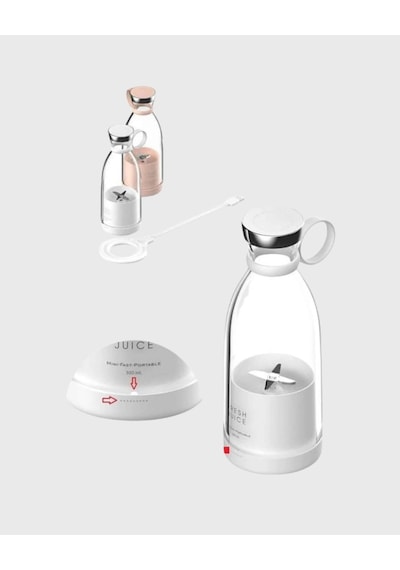 Usb Şarjlı Kablosuz Blender Taşınabilir, Kompakt Ve Çevre Dostu Meyve Sıkıcı