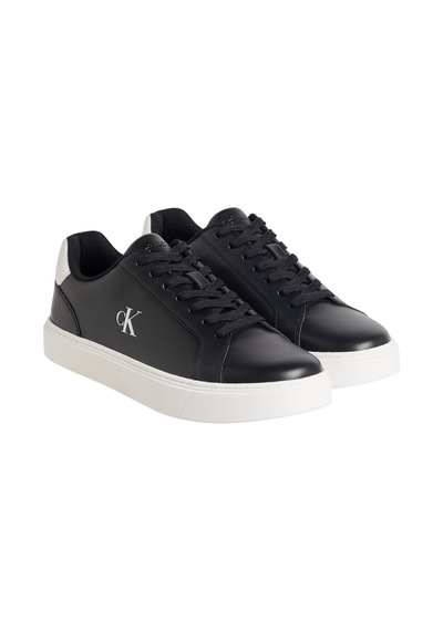 Erkek Classic Cup Laceup Lth Bt Woven Ayakkabı Ym0ym014470gm Siyah