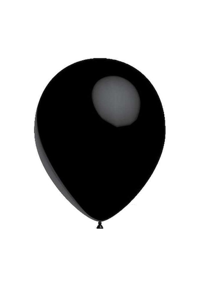 Balon Metalik Düz 5 İnc Siyah Pk:100