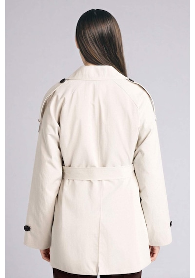 Defacto Regular Fıt Gömlek Yaka Twill Trençkot G9950ax26spgr392 Gri-gr392