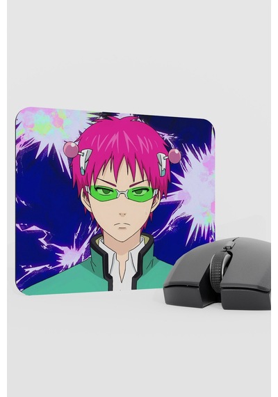 Saiki Kusuo Anime V5 - 22x18 Gaming Kauçuk Kaymaz Taban Mouse Pad Fare Altlığı