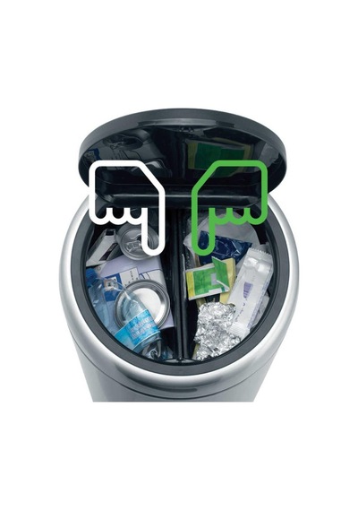 Brabantia Çöp Kutusu Touch Bin 2 X 20 40 Lt Mat Çelik 401084