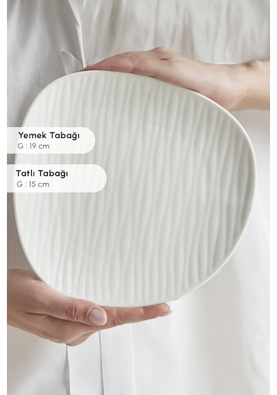 Karaca  Forever Bone Oyster 26 Parça 6 Kişilik Kahvaltı Takımı