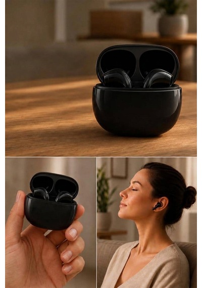 Bluetooth Kulaklık Kulak İçi Kablosuz Kulaklık G90 Siyah