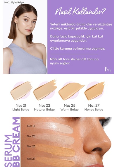 Missha M Perfect Cover Serum BB Cream 21 Light Beige