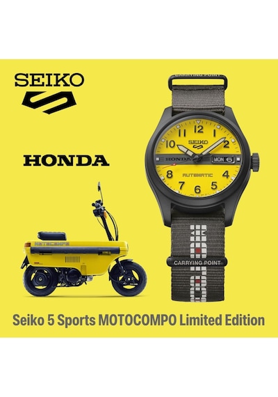 Seiko 5 Sports Street Fighter Limited Edition Se-hdb010k1 Kol Saati Siyah