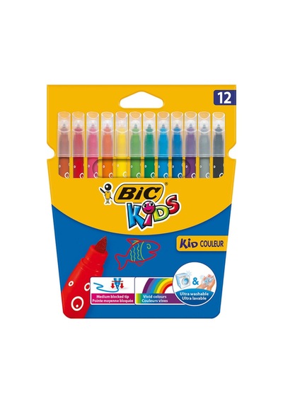 Bic Kids Yıkanabilir Keçeli Kalem Seti 12 Renk