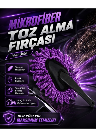 Toz Alma Fırçası Mikrofiber