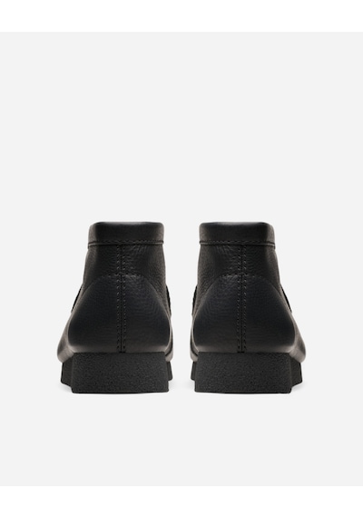 Clarks Wallabeeevo Bt Black Leather, M 7 Erkek Siyah Bot 26179710 Siyah
