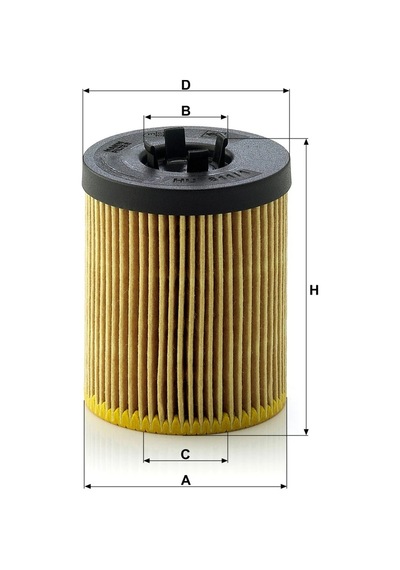 Hu 611/1 X - Yağ Filtresi - Mann Fılter