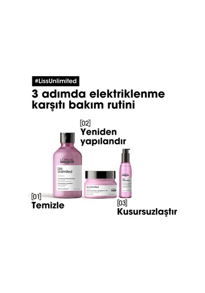 Paris Serie Expert Liss Unlimited Elektriklenme Karşıtı Keratinli Bakım Yağı 125ml