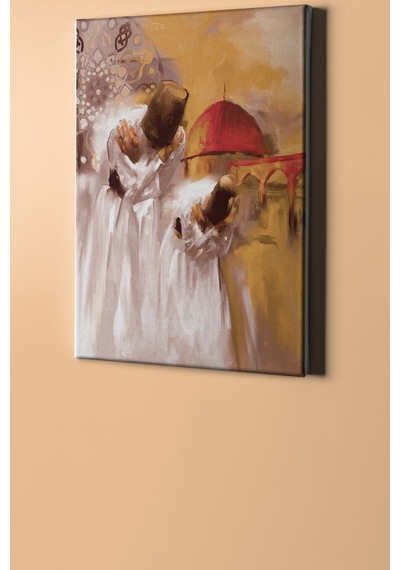 Webstyle Sayılarla Boyama Seti Kasnaklı Semazen Selamı 50 X 65 Cm