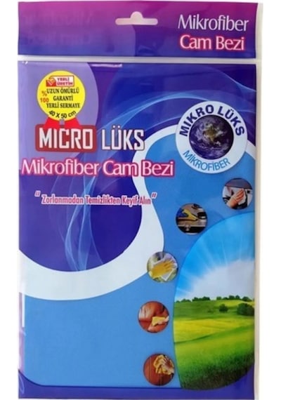 Lüks Mikrofiber Cam Bezi Royaleks-has-01 Çok Renkli