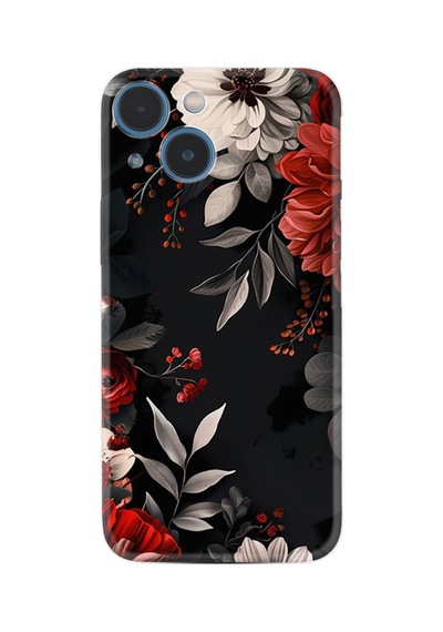 Apple İphone Uyumlu 13 Kılıf İphone 14 Kılıf Boutique Baskılı Resimli Non Flowers Pcode -001