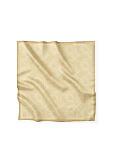 Belli İpek Eşarp - 4201-33 Sarı Twill