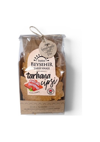 Tarihi Beyşehir Tarhanası Salçalı Fesleğenli Tarhana Cipsi 90 G E