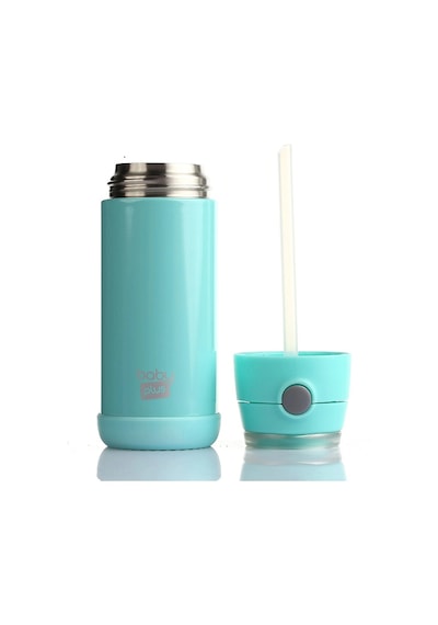 Baby Plus Çelik Termoslu Matara 350 Ml Mavi