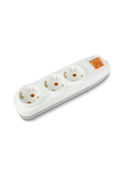 Nilson 3'lü Anahtarlı Topraklı Klemensli Grup Priz