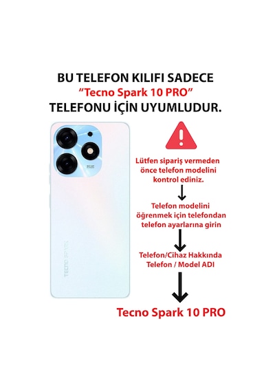 Tecno Spark 10 Pro Uyumlu Sevimli Kediler Baskılı Silikon Kılıf