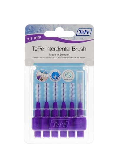 Tepe Interdental Arayüz Fırçası 6'lı 1.1 MM