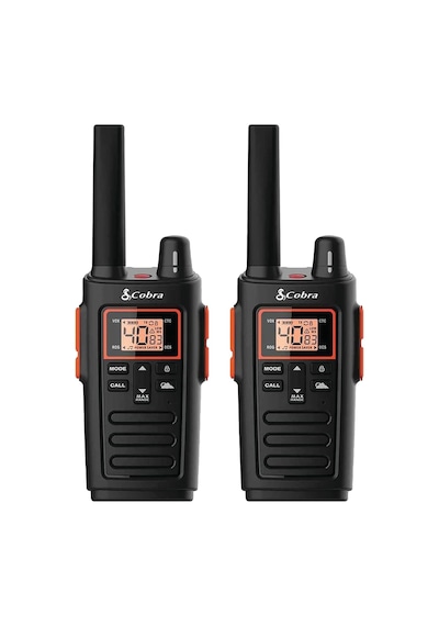 Rx380 Walkie Talkies - Şarj Edilebilir, 40 Önceden Ayarlanmış Kanal, Uzun Menzilli 8 Km İki Yön