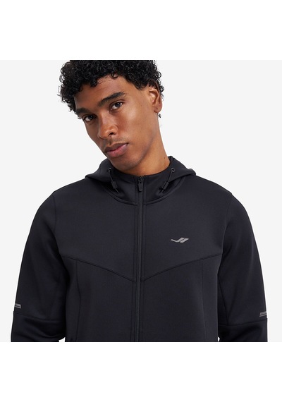 Lescon Erkek Fermuarlı Kapüşonlu Sweatshirt 26n-1163 Siyah