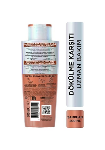 Elseve Growth Booster Dökülme Karşıtı Şampuan 200ml 3600524196554-10827